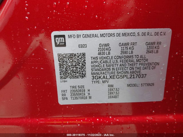 GMC Terrain Awd Denali 2023 3GKALXEG5PL217037 Image 9