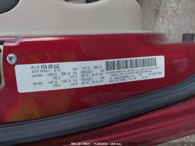 2C4RDGCG5GR248919 Dodge Grand Caravan Sxt