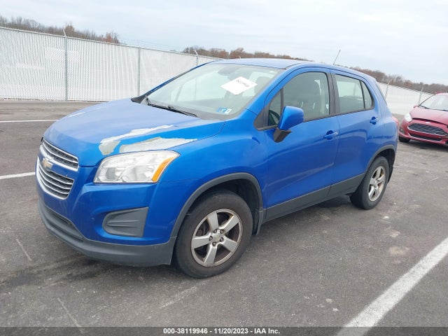 Chevrolet Trax 1ls 2016 KL7CJNSB5GB573588 Image 2