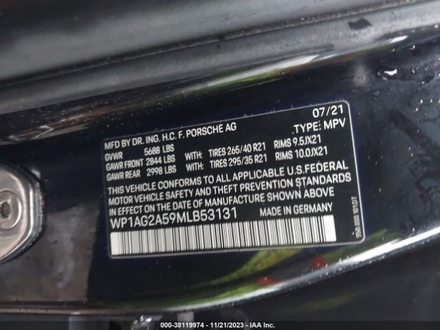 WP1AG2A59MLB53131 Porsche Macan Gts