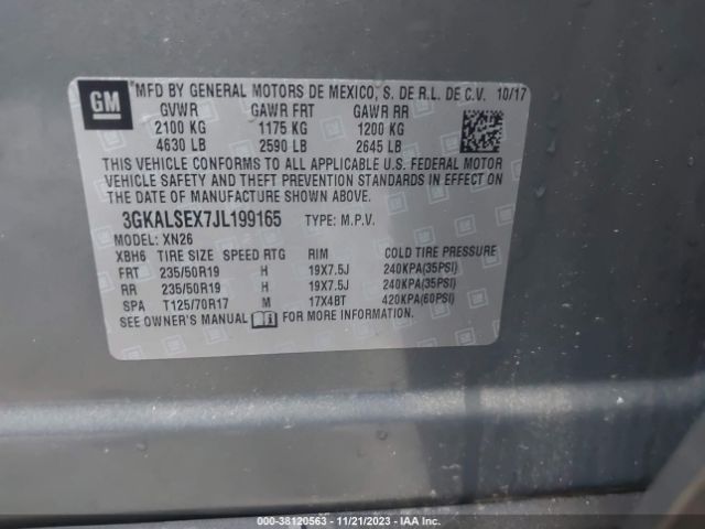 3GKALSEX7JL199165 GMC Terrain Denali