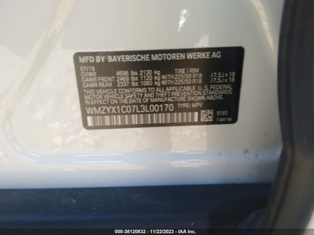 2020 MINI COUNTRYMAN WMZYX1C07L3L00170 Photo 8