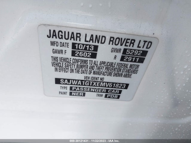 2014 JAGUAR XJ SAJWA1GTXEMV61823 Photo 8