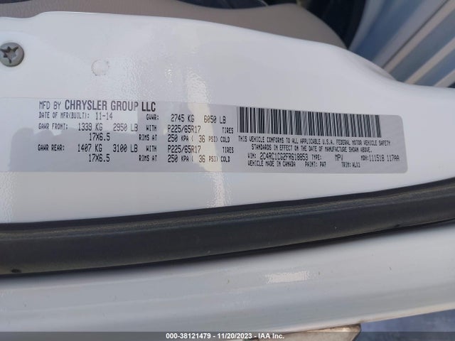 2C4RC1CG2FR618853 Chrysler Town & Country Touring-l