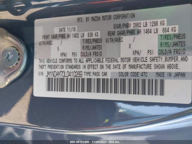 2020 MAZDA MX-5 MIATA RF JM1NDAM70L0410289 Photo 8