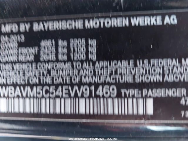 WBAVM5C54EVV91469 BMW X1 Xdrive35i