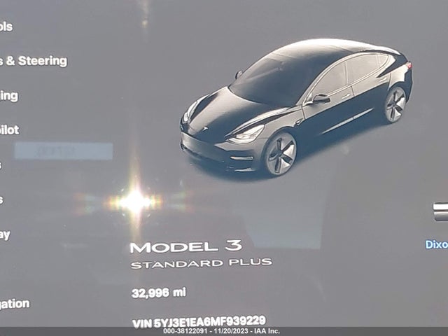 5YJ3E1EA6MF939229 Tesla MODEL 3