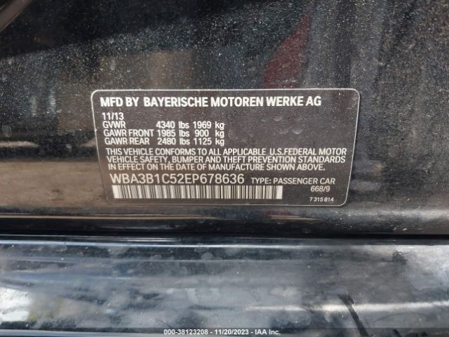 WBA3B1C52EP678636 BMW 320i