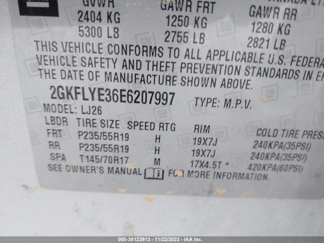 GMC Terrain Slt-2 2014 2GKFLYE36E6207997 Image 9