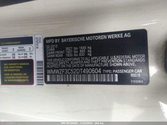 2013 MINI CLUBMAN WMWZF3C52DT490604 Photo 8