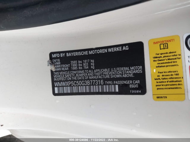 2016 MINI HARDTOP WMWXP5C50G3B77316 Photo 8