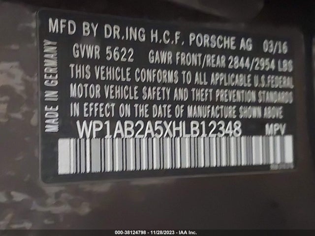 2017 PORSCHE MACAN WP1AB2A5XHLB12348 Photo 8