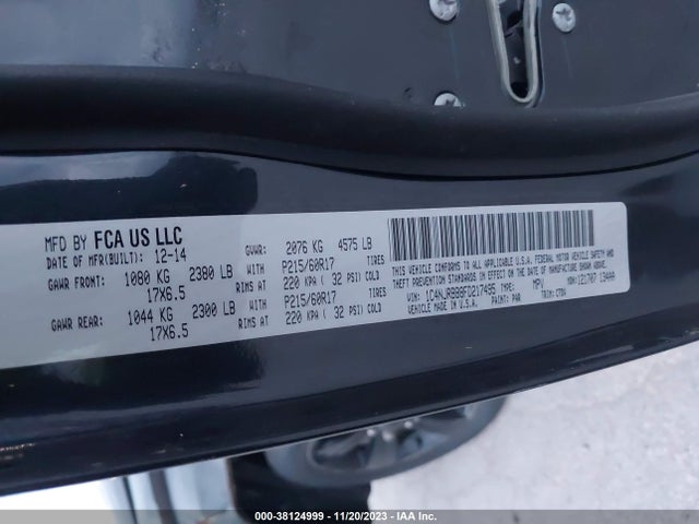 1C4NJRBB8FD217495 Jeep Patriot Altitude Edition