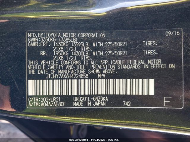 JTJHY7AX6H4224858 Lexus LX 570