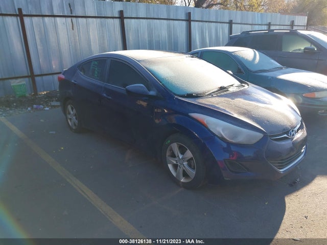 2013 HYUNDAI ELANTRA GLS PZEV VIN: 5NPDH4AE1DH300828