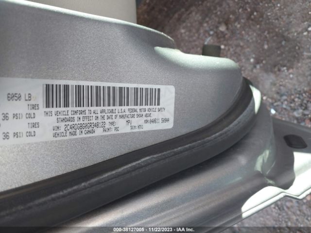 2C4RDGBG0GR348122 Dodge Grand Caravan American Value Pkg
