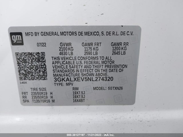 GMC Terrain Awd Denali 2022 3GKALXEV5NL274320 Image 9