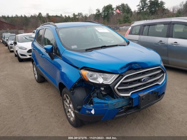 38127275 :رقم المزاد ، MAJ6P1UL2JC203901 vin ، 2018 Ford Ecosport Se مزاد بيع