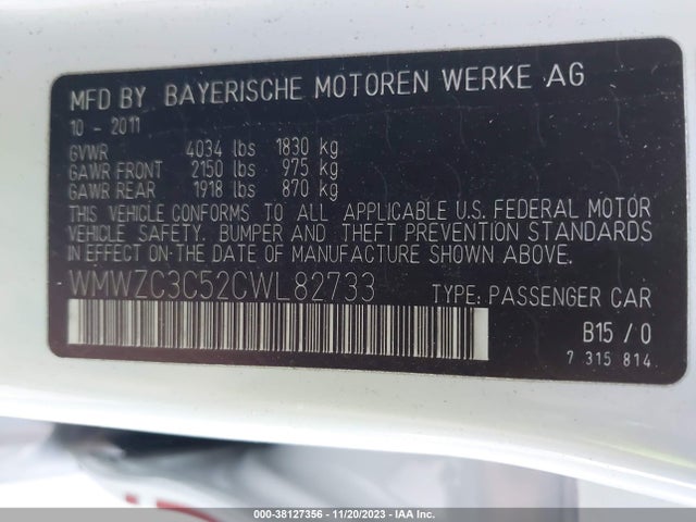 2012 MINI COOPER S COUNTRYMAN WMWZC3C52CWL82733 Photo 8