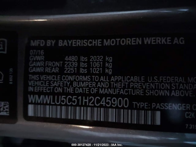 2017 MINI CLUBMAN WMWLU5C51H2C45900 Photo 8