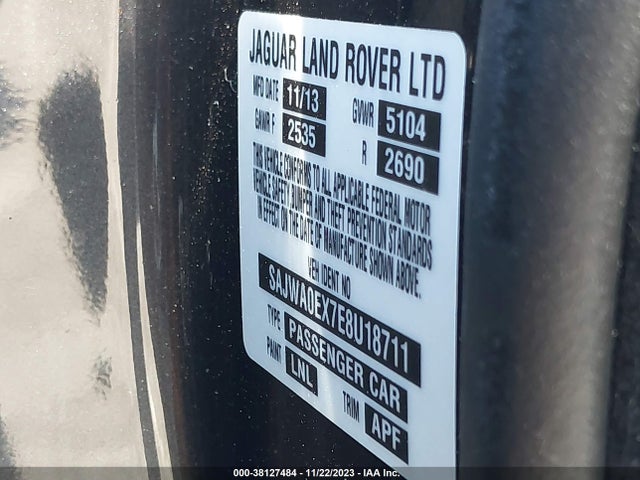 2014 JAGUAR XF SAJWA0EX7E8U18711 Photo 8