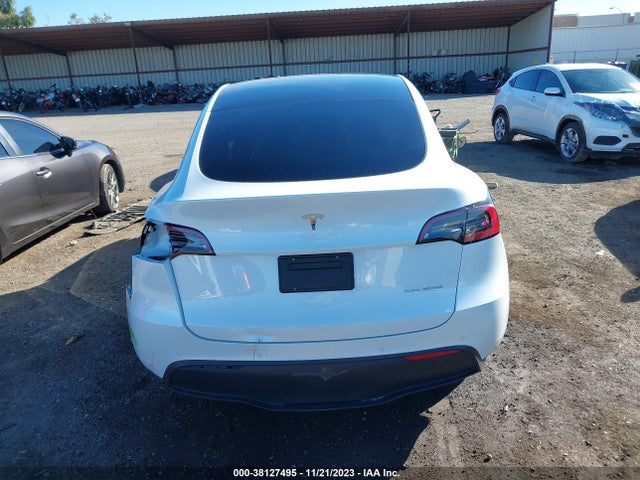 2021 TESLA MODEL Y LONG RANGE DUAL MOTOR ALL-WHEEL DRIVE VIN: 5YJYGDEE1MF296602