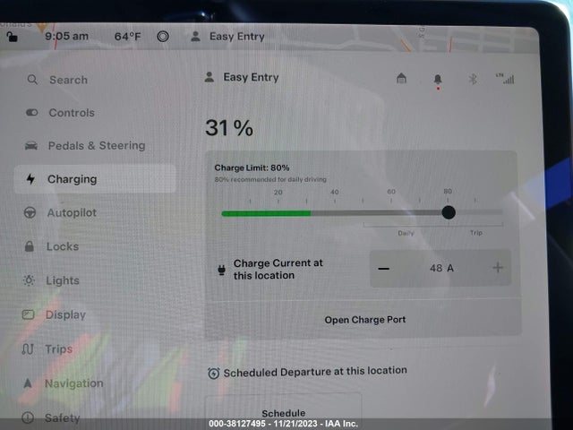 2021 TESLA MODEL Y LONG RANGE DUAL MOTOR ALL-WHEEL DRIVE VIN: 5YJYGDEE1MF296602