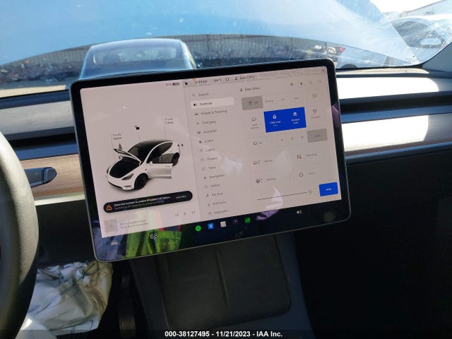 2021 TESLA MODEL Y LONG RANGE DUAL MOTOR ALL-WHEEL DRIVE VIN: 5YJYGDEE1MF296602