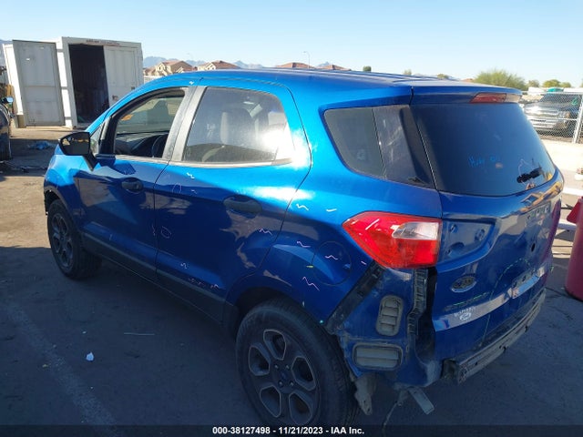 2018 FORD ECOSPORT S VIN: MAJ3P1RE1JC219312