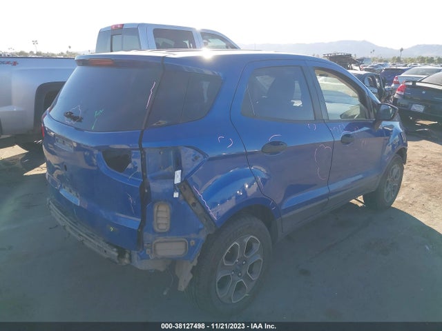 2018 FORD ECOSPORT S VIN: MAJ3P1RE1JC219312