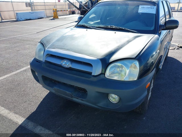 2006 HYUNDAI SANTA FE GLS VIN: KM8SC13D76U098168
