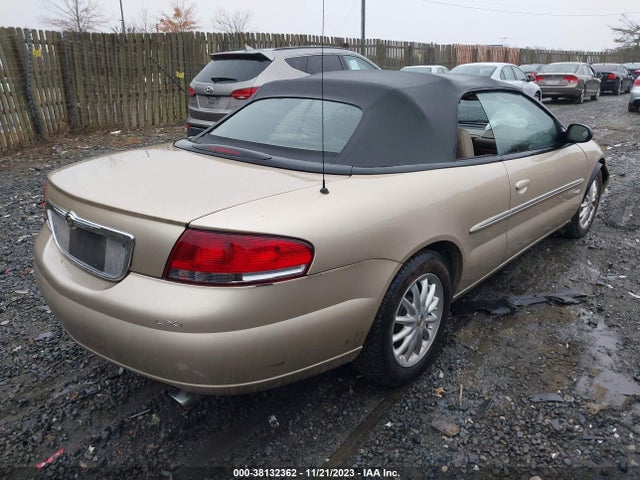 2001 CHRYSLER SEBRING LXI VIN: 1C3EL55U11N586481