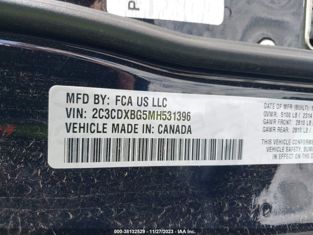 Dodge Charger Sxt Rwd 2021 2C3CDXBG5MH531396 Image 9