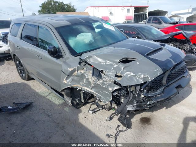 Auction sale of the 2021 Dodge Durango R/t Rwd, vin: 1C4SDHCT3MC553991, lot number: 38133434