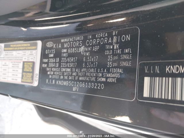 KNDMB5C12G6133220 KIA SEDONA LX