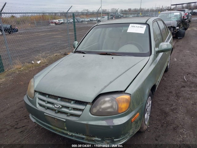 2004 HYUNDAI ACCENT GL VIN: KMHCG45C44U508307