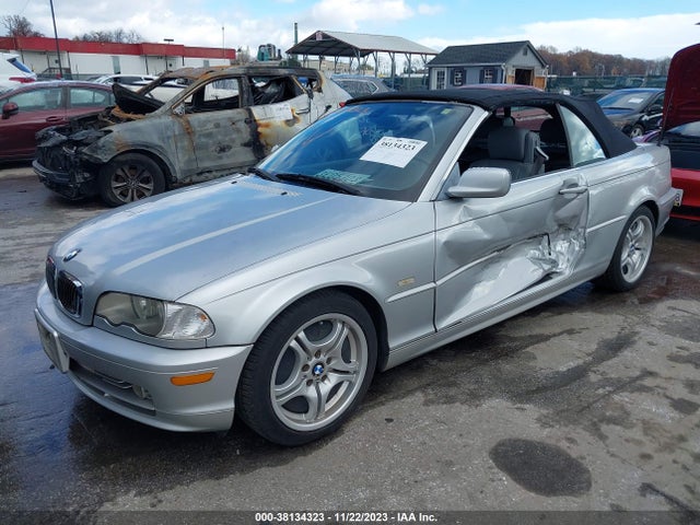 2002 Bmw 3 Series 330ci მანქანა იყიდება აუქციონზე, vin: WBABS534X2JU91833, აუქციონის ნომერი: 38134323