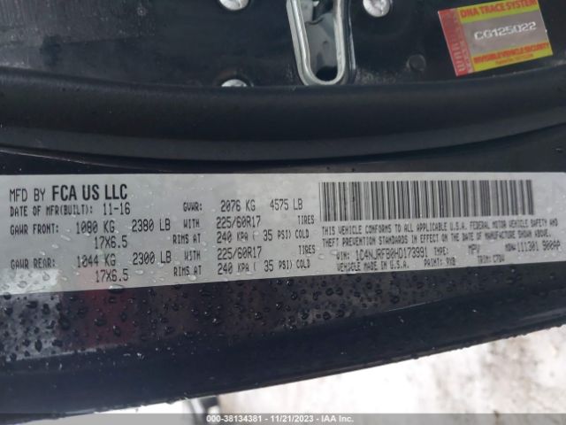 1C4NJRFB0HD173991 Jeep Patriot Latitude 4x4