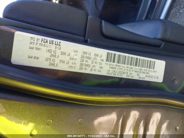 2016 JEEP GRAND CHEROKEE 1C4RJFJG2GC399778 Photo 8