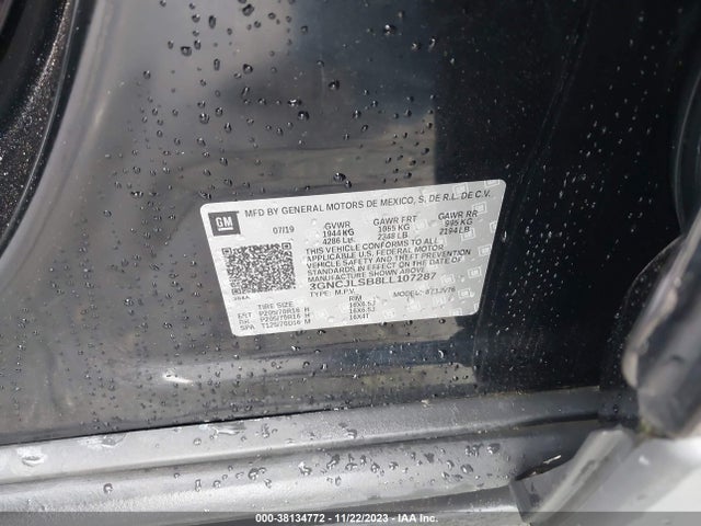 Chevrolet Trax Fwd Lt 2020 3GNCJLSB8LL107287 Image 9