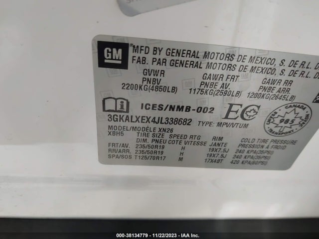 GMC Terrain Denali 2018 3GKALXEX4JL338682 Image 9
