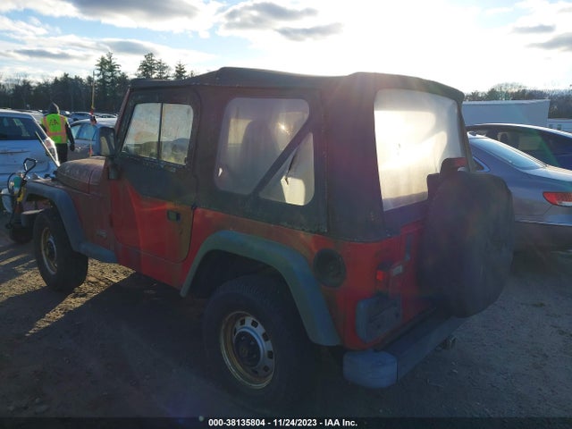 1999 JEEP WRANGLER SE VIN: 1J4FY29P3XP493473