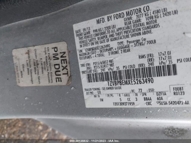 1ZVBP8EMXE5263490 Ford Mustang V6