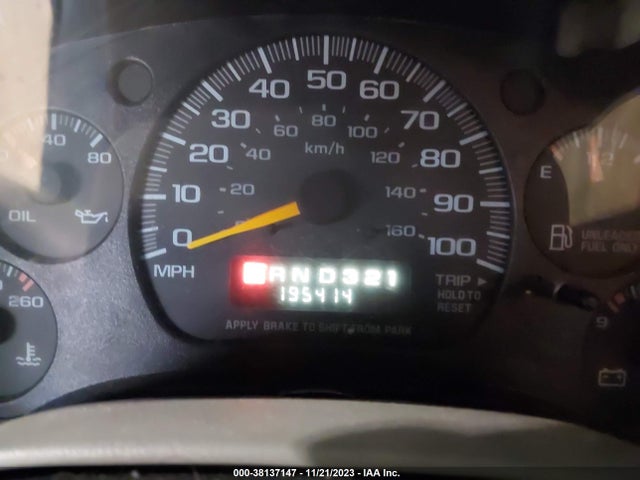 1998 CHEVROLET ASTRO VIN: 1GNDM19W2WB175955
