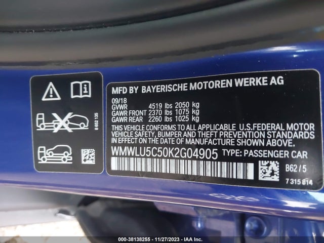 2019 MINI CLUBMAN WMWLU5C50K2G04905 Photo 8
