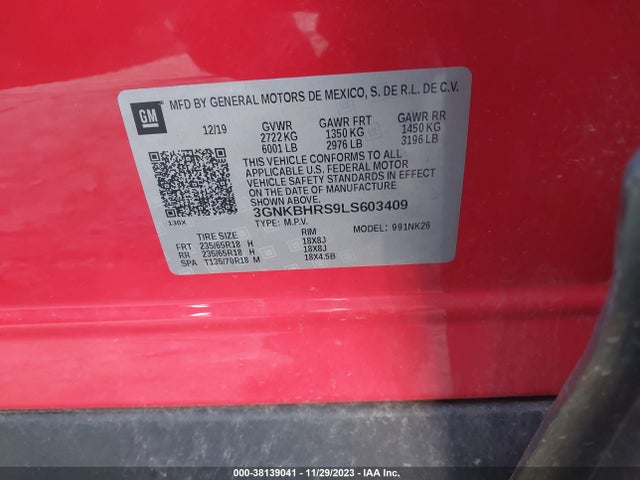 Chevrolet Blazer Awd 2lt 2020 3GNKBHRS9LS603409 Image 9