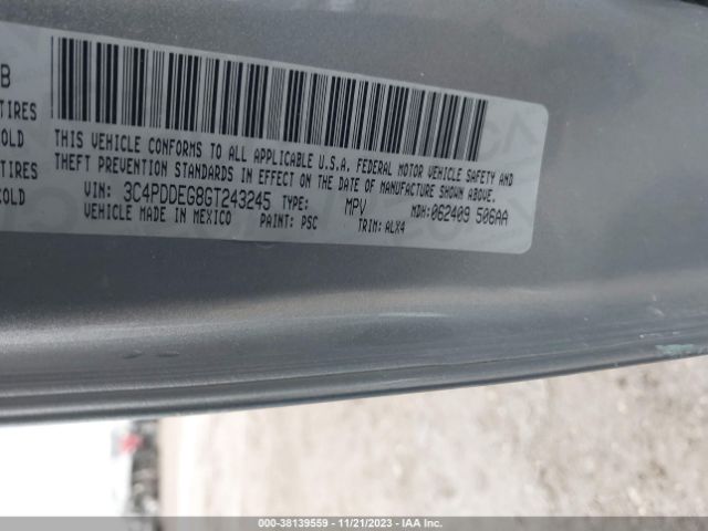 3C4PDDEG8GT243245 Dodge Journey R/t