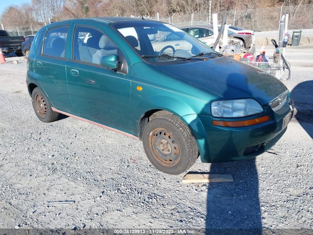 2004 CHEVROLET AVEO BASE VIN: KL1TD62604B255268