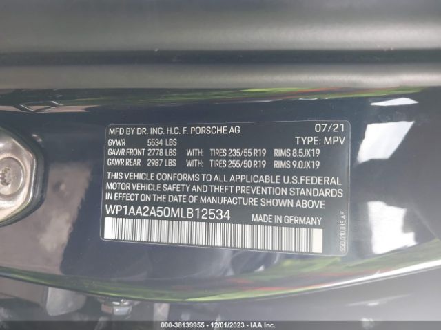 2021 PORSCHE MACAN WP1AA2A50MLB12534 Photo 8