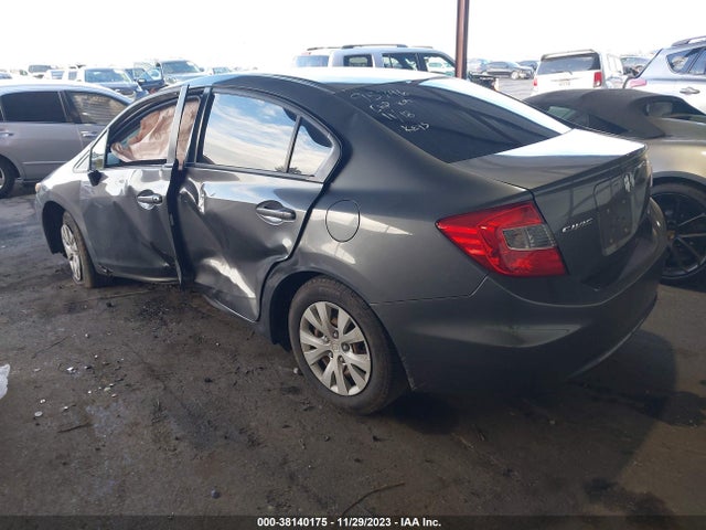 2012 HONDA CIVIC LX VIN: 19XFB2F56CE367239